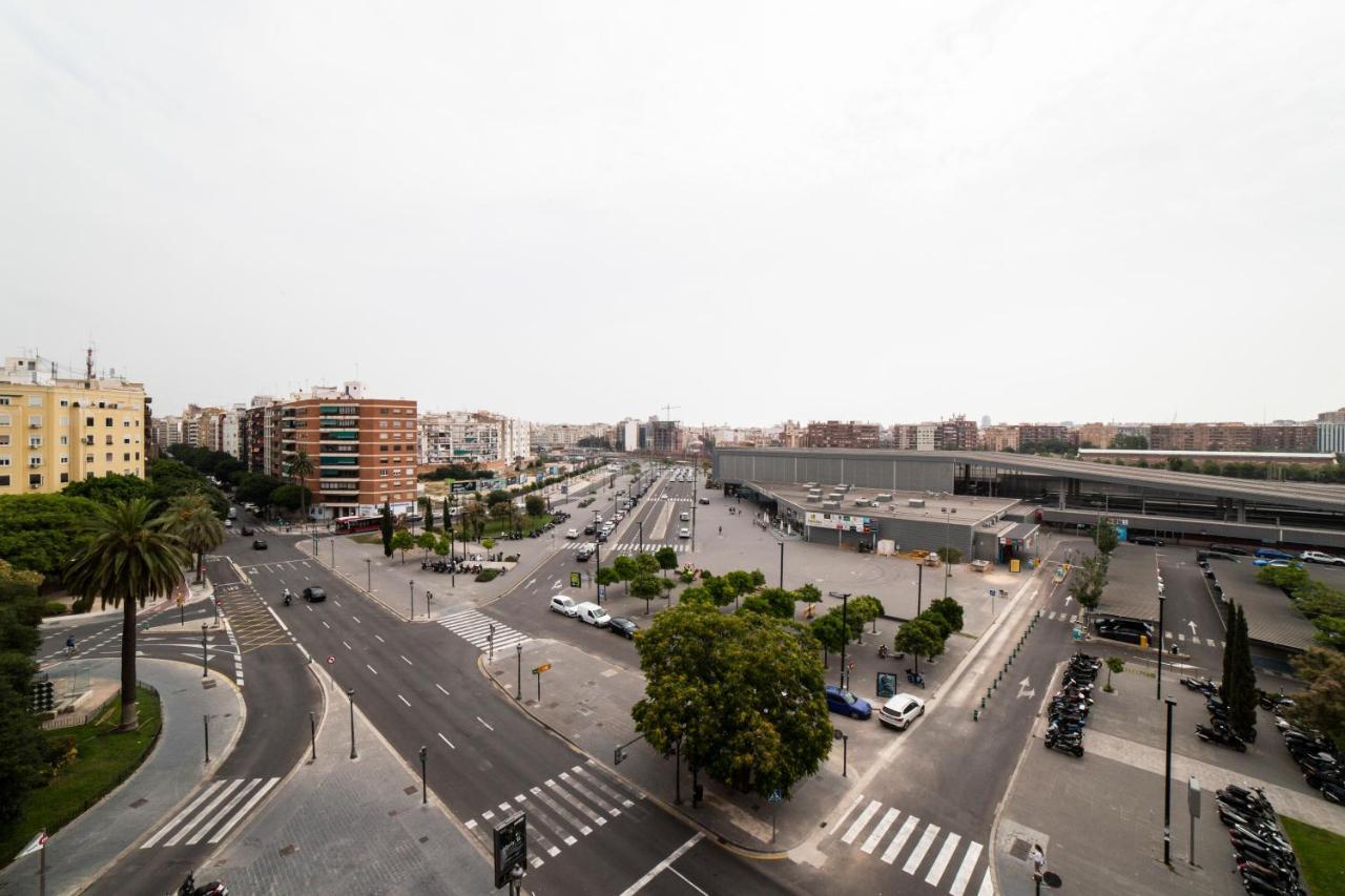Awesome apartment center Valencia Exterior foto